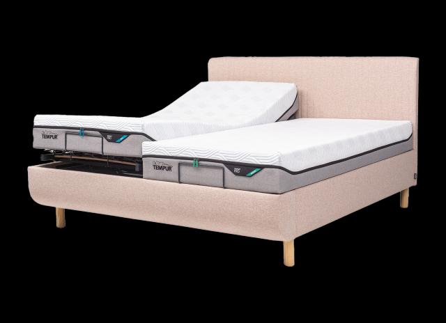 Tempur Arc Adjustable Bed Base Rose Colour