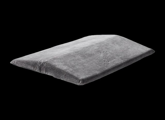 Tempur Bed Back Support Pillow Charcoal Grey