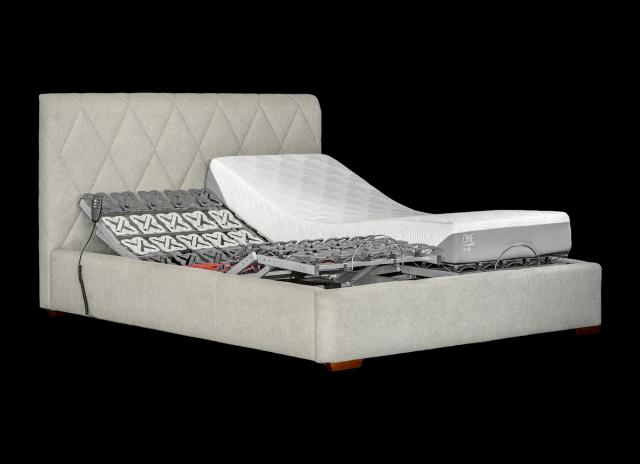 Vencasa Boss Flex Adjustable Bed Base Stone Colour