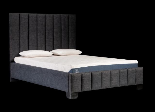 Vencasa Havana Upholstered Bed Base Black Colour